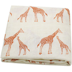 Organic cotton cloth baby swaddled baby blanket