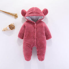 Baby jumpsuit Shu cotton velvet crawling clothes