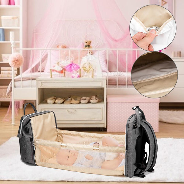 Folding baby crib