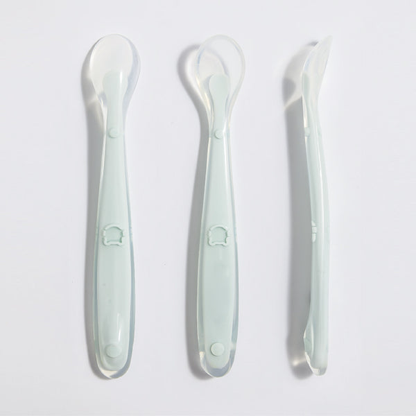 Baby Food Supplement Silicone Spoon